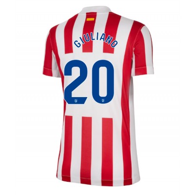 Atletico Madrid Giuliano Simeone #20 Hjemmedrakt Dame 2025-26 Kortermet Atletico Madrid Giuliano Simeone #20 Hjemmedrakt Dame 2025-26 Kortermet